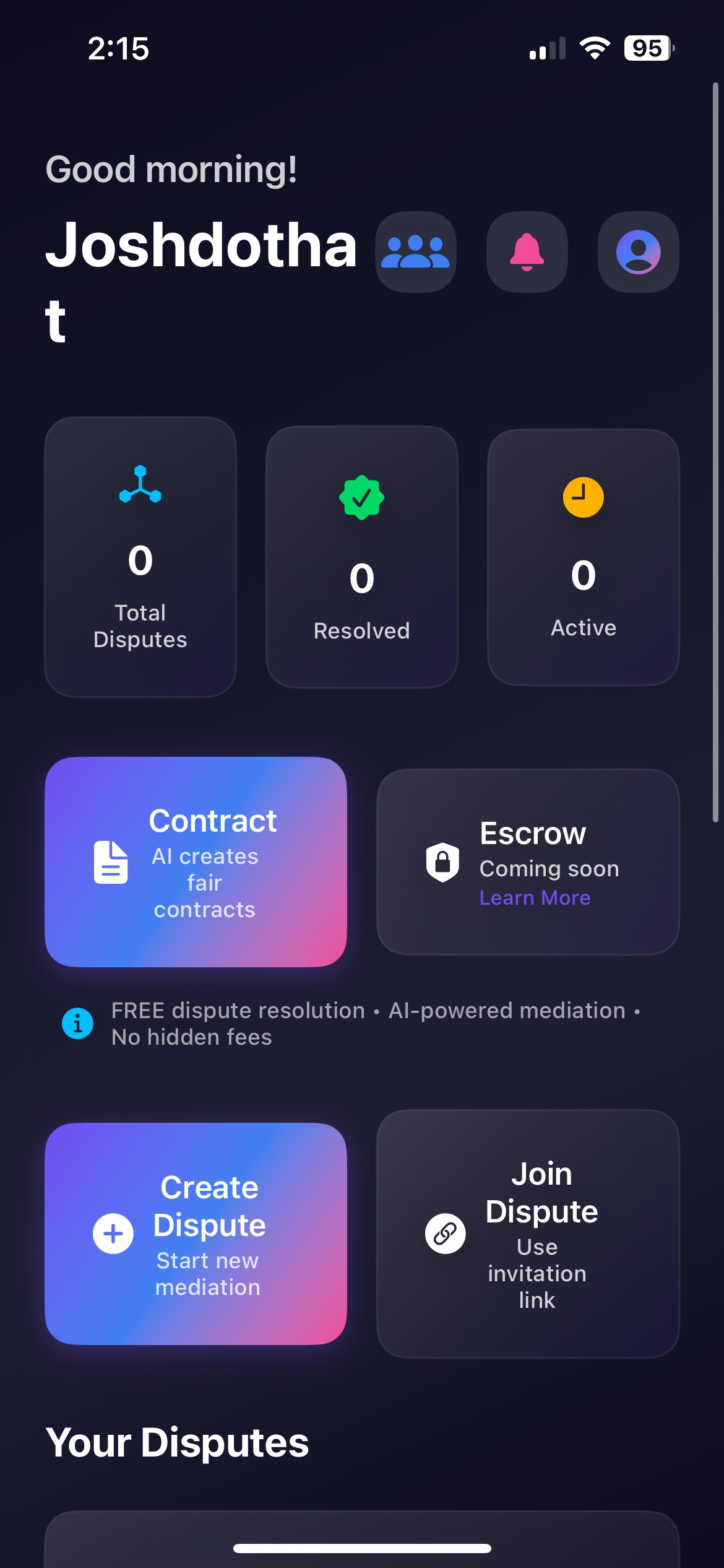 Home Screen
